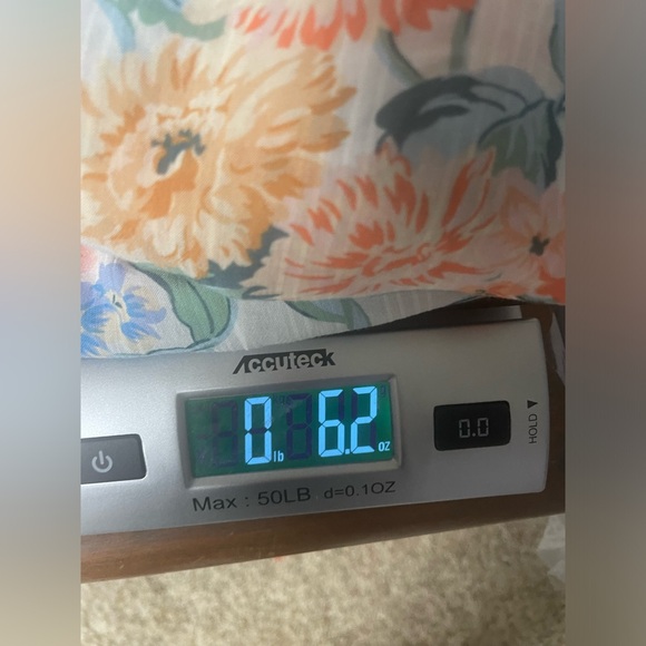 THML Anthropologie Boho Beige Floral V Neck Short Sleeve Dress Womens XL - Picture 10 of 10